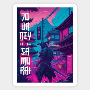 Futuristic Samurai: A Journey Through Time and Tradition Sticker